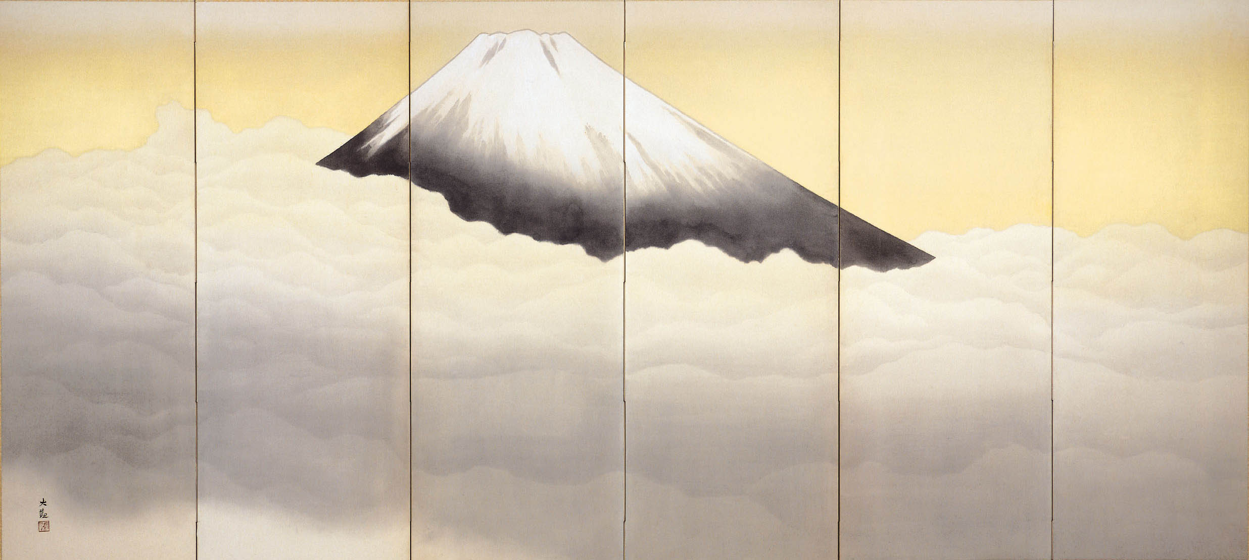 (c) The Dry Landscape Garden, Yokoyama Taikan "Mt. Fuji" (1932)